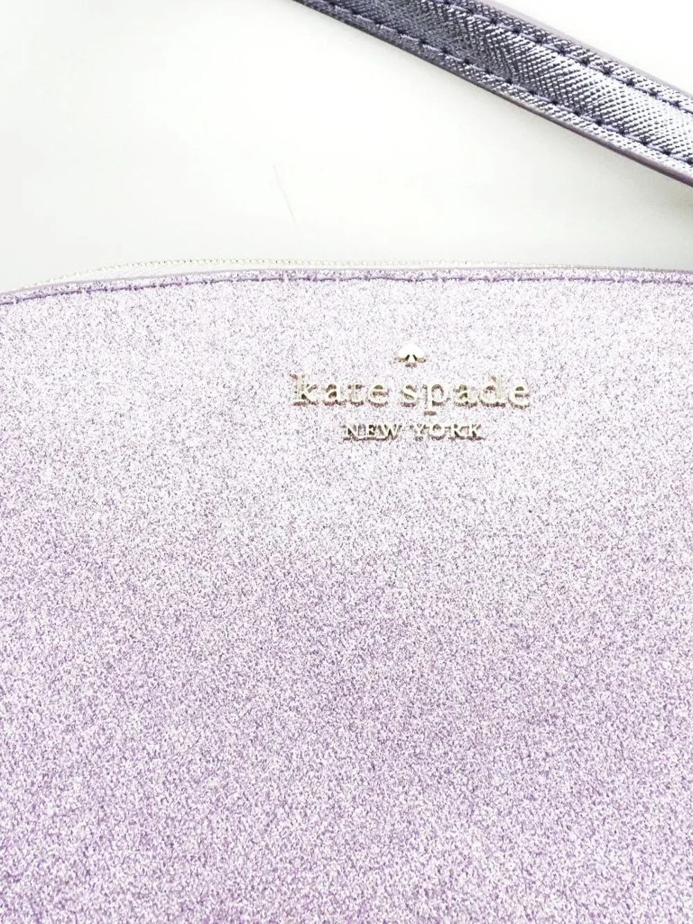 KATE SPADE New York Glitter Lilac Color Small Crossbody Bag